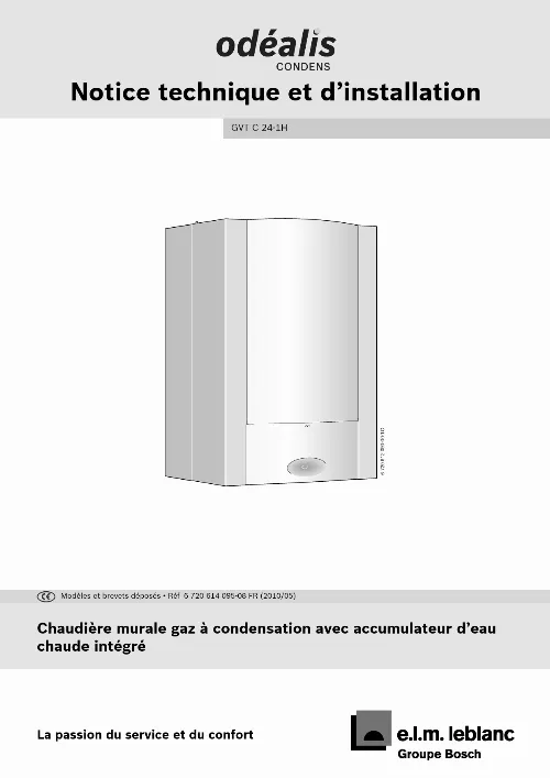 Notice ELM LEBLANC ODEALIS GVT C 241H V chaudière Trouver une — free download